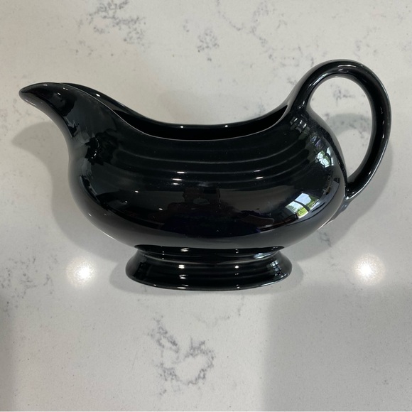 Vintage Black Fiestaware Gravy Boat - Picture 3 of 4